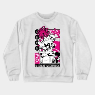 FLCL Haruko magenta Crewneck Sweatshirt